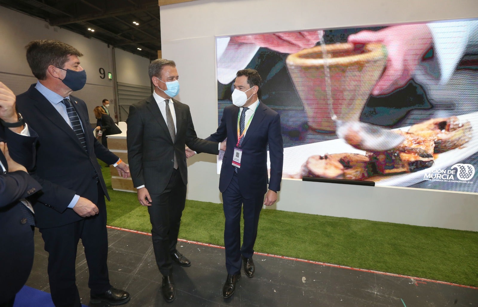 Representatives of the tourism industry in Andalucía and the Costa del Sol at the World Travel Market 2021 in London.