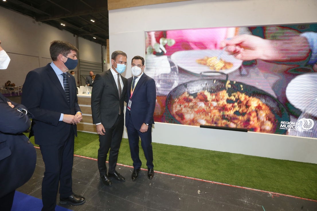 Representatives of the tourism industry in Andalucía and the Costa del Sol at the World Travel Market 2021 in London.