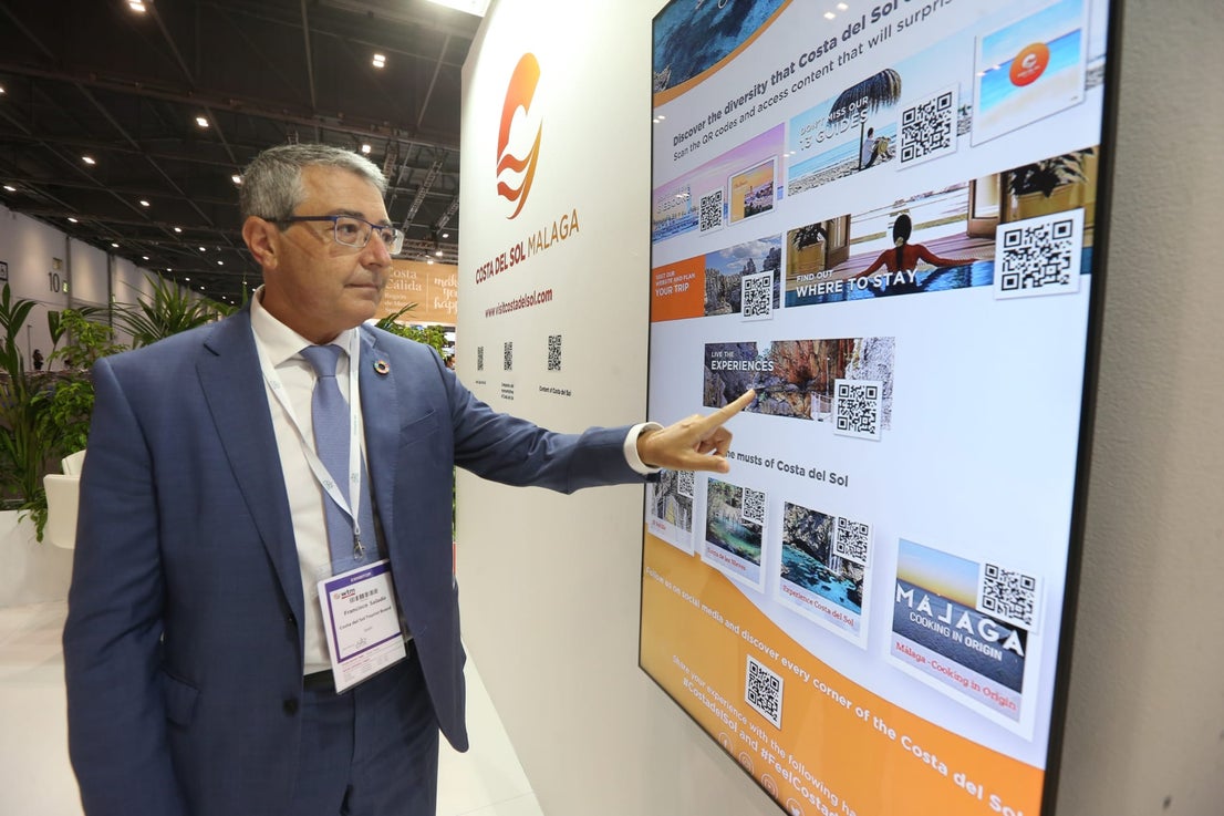 Representatives of the tourism industry in Andalucía and the Costa del Sol at the World Travel Market 2021 in London.