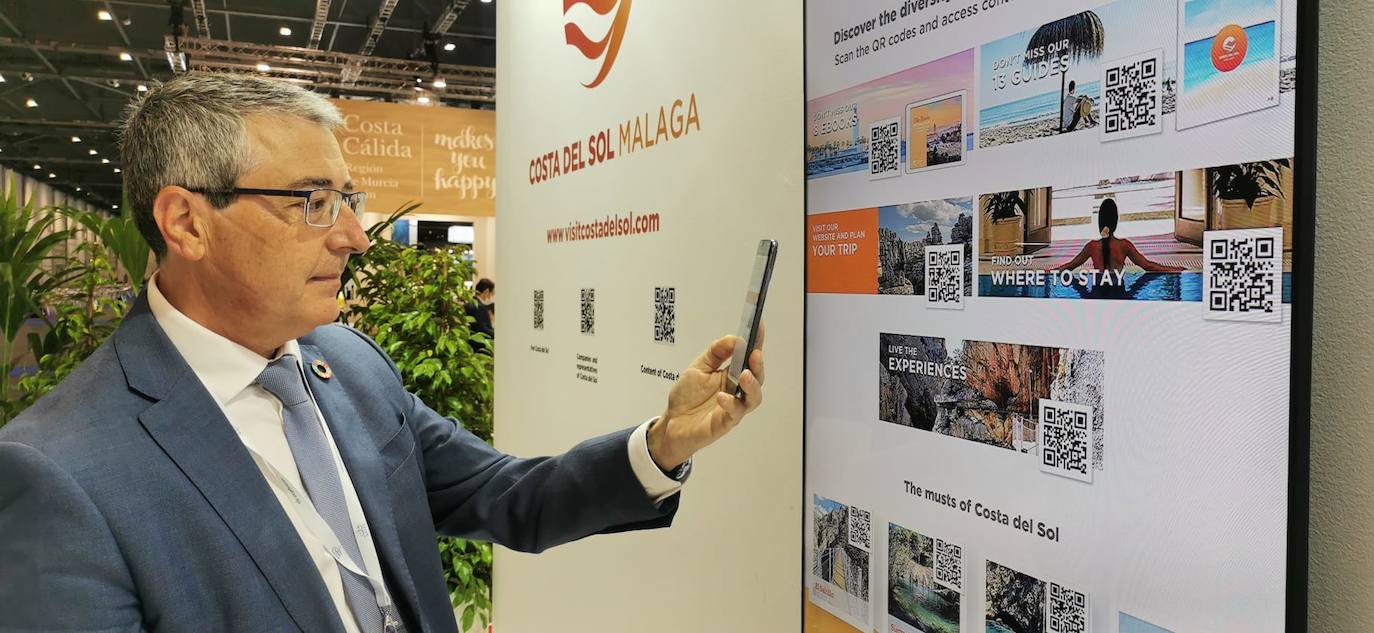 Representatives of the tourism industry in Andalucía and the Costa del Sol at the World Travel Market 2021 in London.