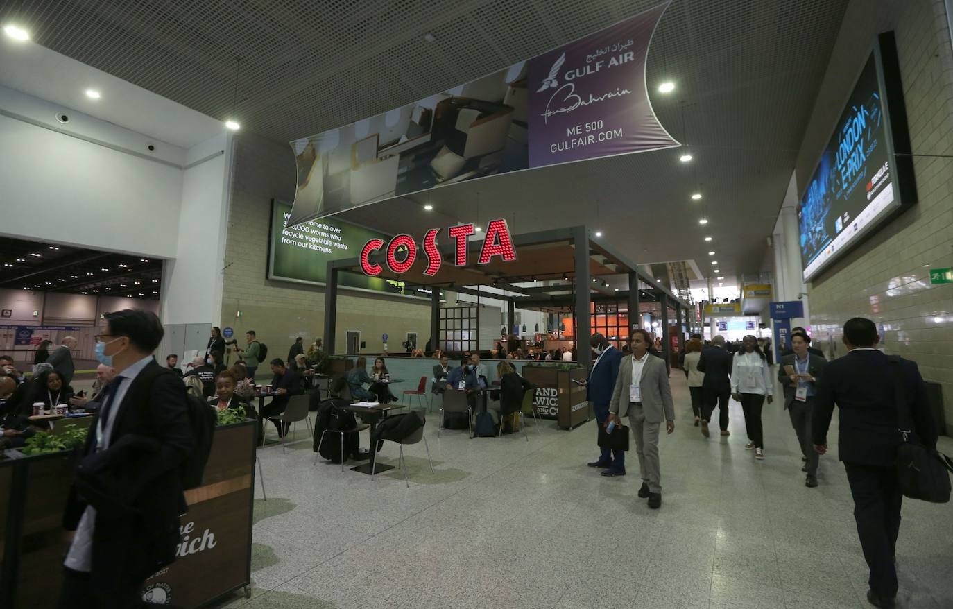 Representatives of the tourism industry in Andalucía and the Costa del Sol at the World Travel Market 2021 in London.