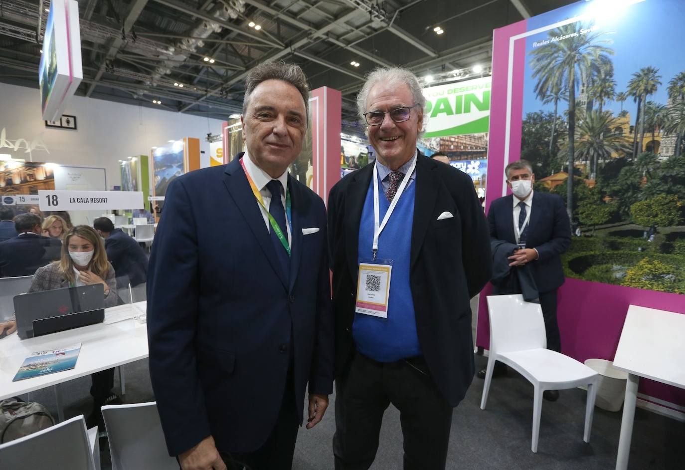 Representatives of the tourism industry in Andalucía and the Costa del Sol at the World Travel Market 2021 in London.