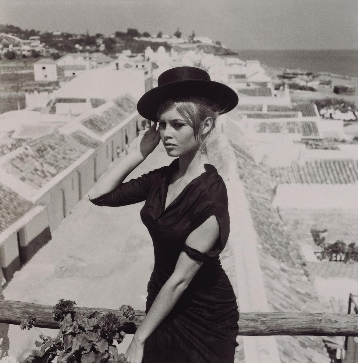 Brigitte Bardot filming in Malaga in the 50s. 