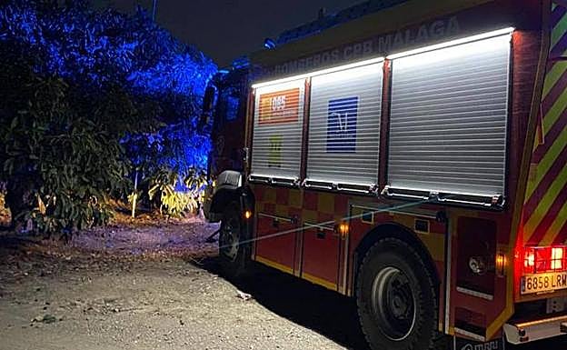 Emergency services at the scene this Friday evening. 