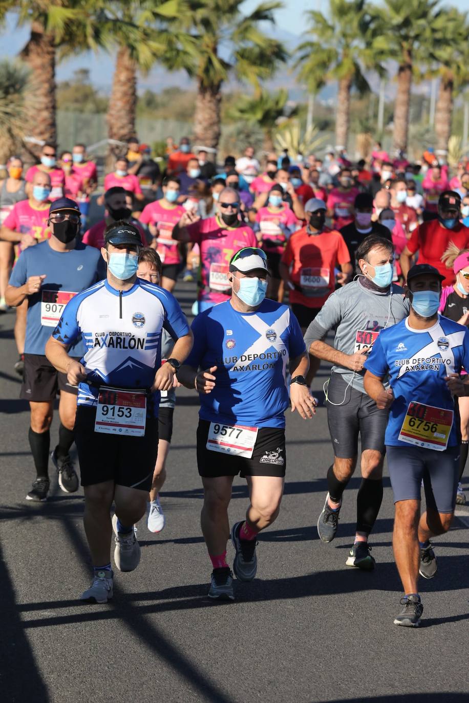 Almost 7,000 people participated in the Malaga half marathon on Sunday.