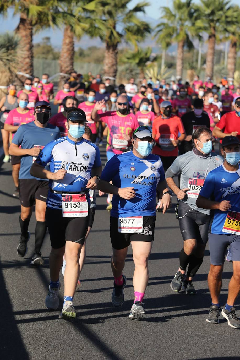 Almost 7,000 people participated in the Malaga half marathon on Sunday.