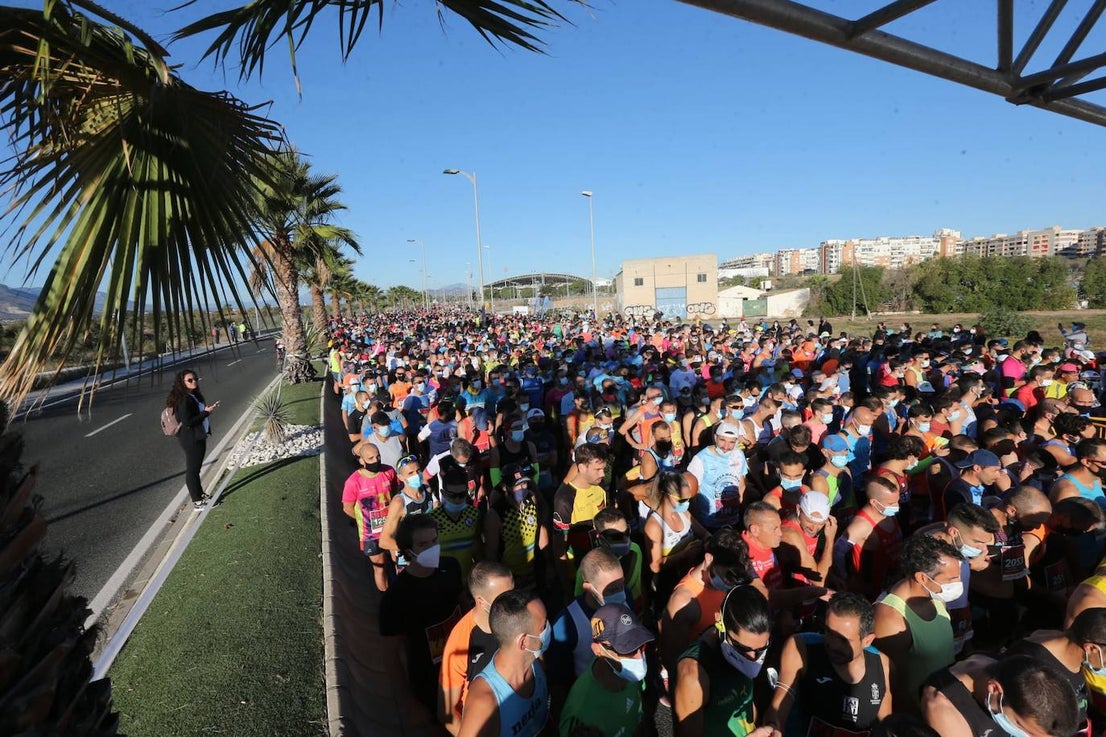 Almost 7,000 people participated in the Malaga half marathon on Sunday.
