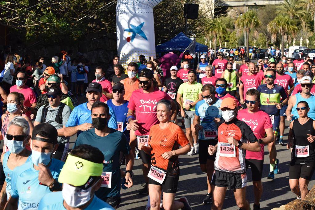More than 1,300 people took part in races of 21, 10 or five kilometres on Sunday in support of Proyecto Hombre