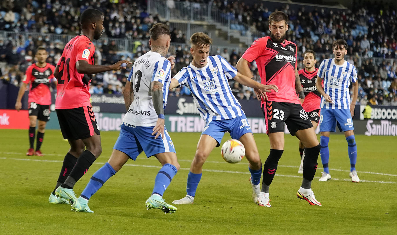 Malaga CF beat Tenerife 1-0 at La Rosaleda on Monday night.