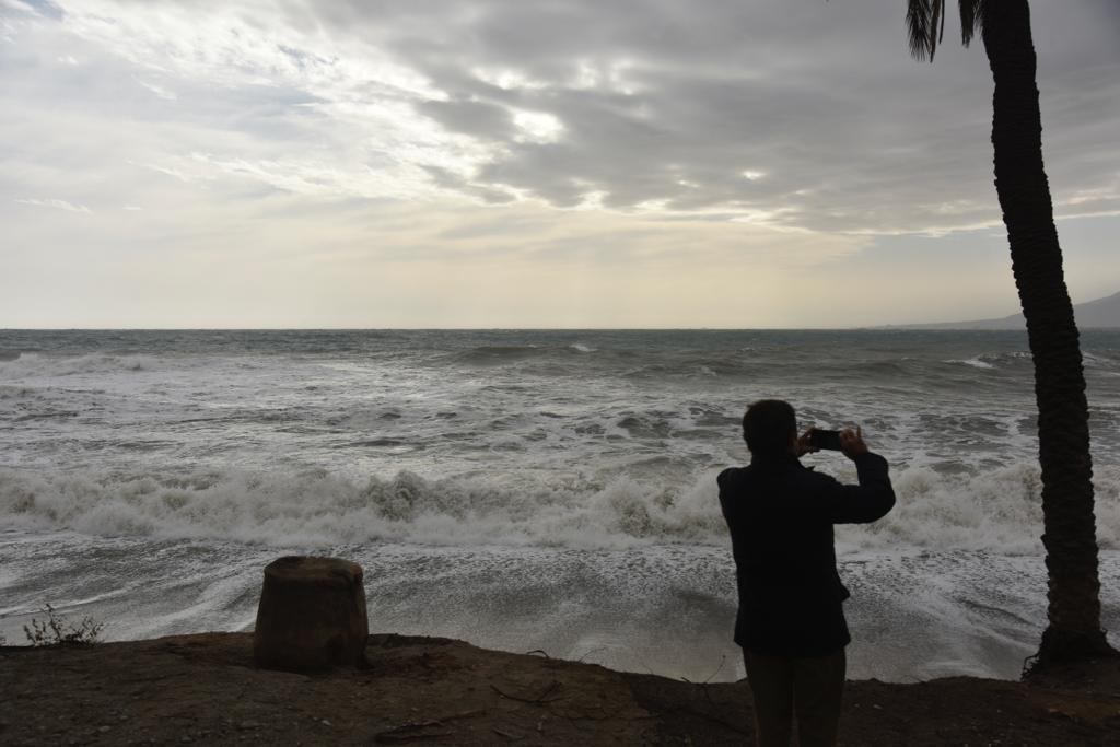 Two people were injured in Malaga province and a beach bar in Fuengirola was flattened. 