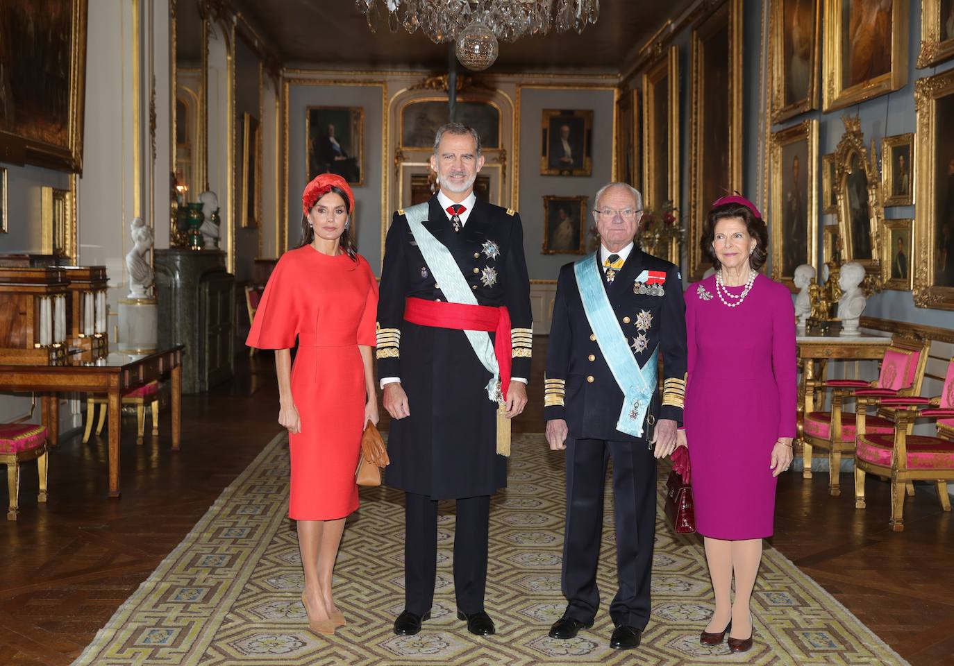 Images from the King and Queen of Spain's official visit