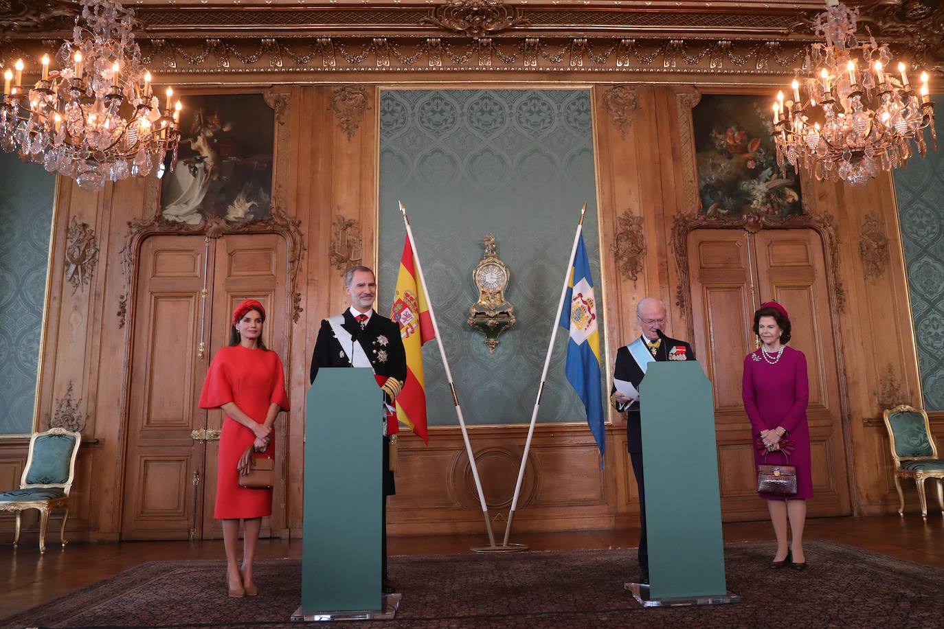 Images from the King and Queen of Spain's official visit