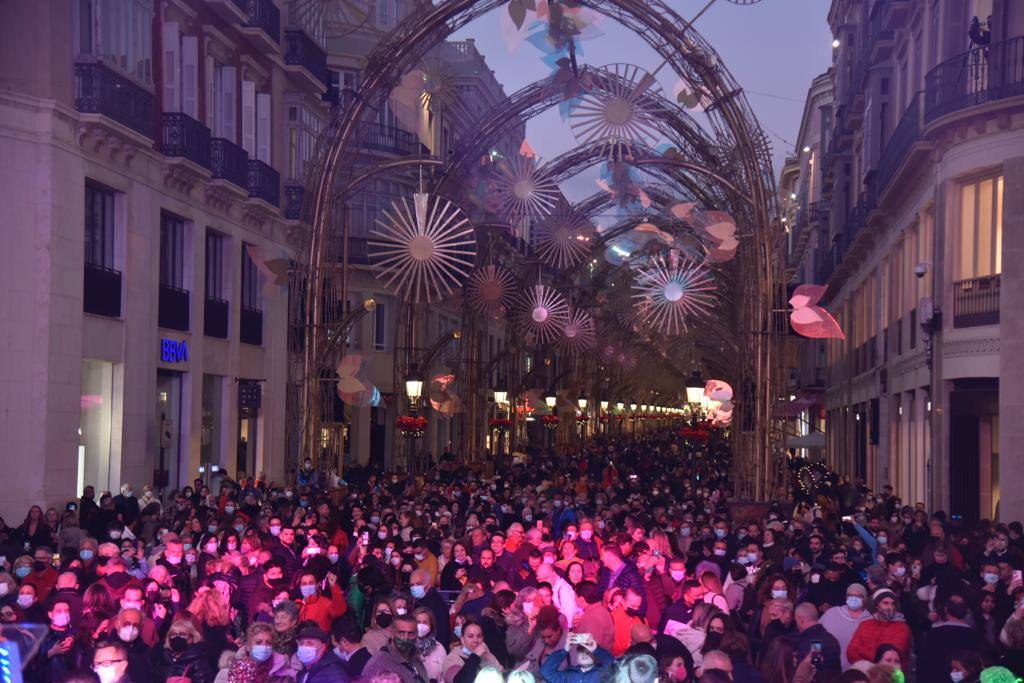 The festive spirit has arrived in the streets of the city of Malaga.