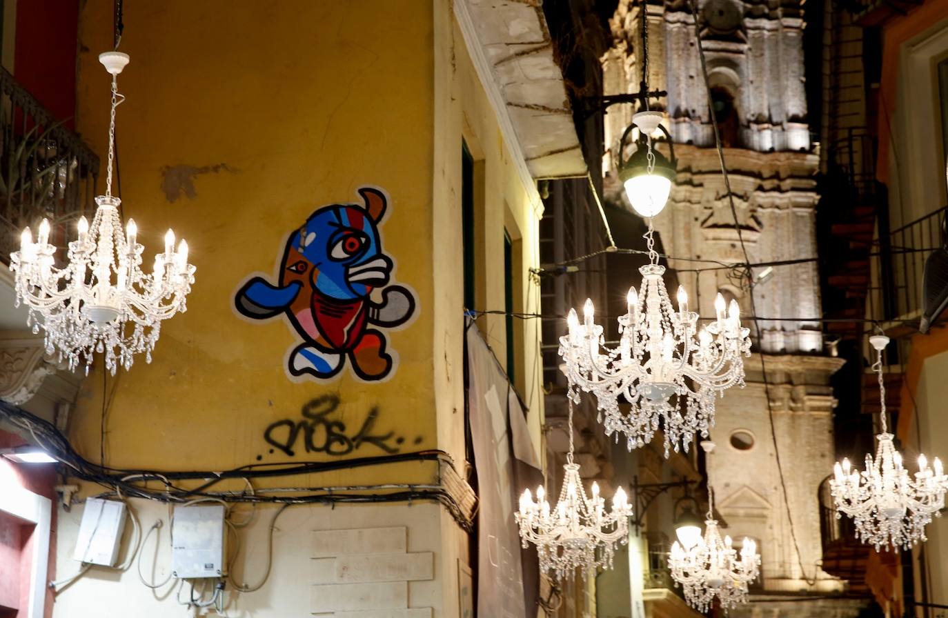 The festive spirit has arrived in the streets of the city of Malaga.