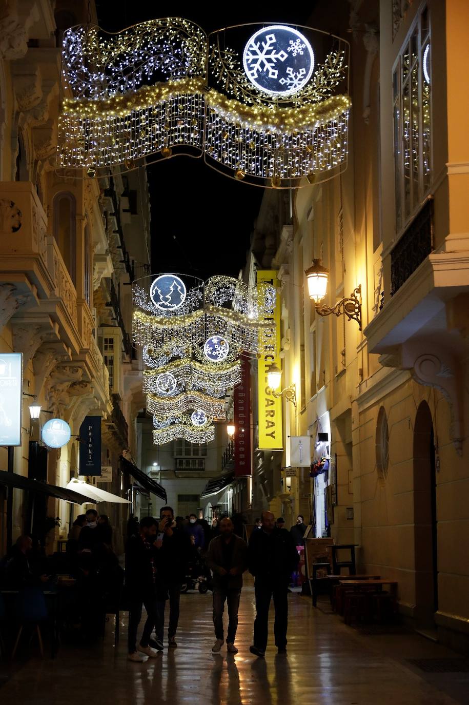The festive spirit has arrived in the streets of the city of Malaga.