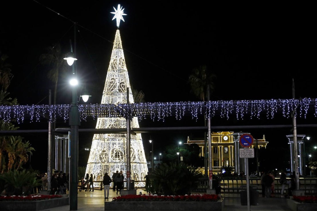 The festive spirit has arrived in the streets of the city of Malaga.