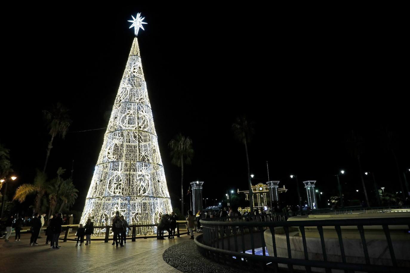The festive spirit has arrived in the streets of the city of Malaga.