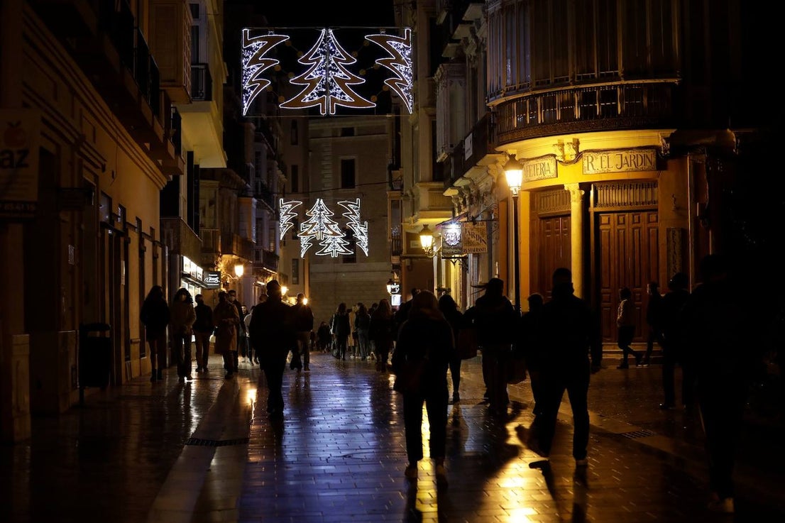 The festive spirit has arrived in the streets of the city of Malaga.