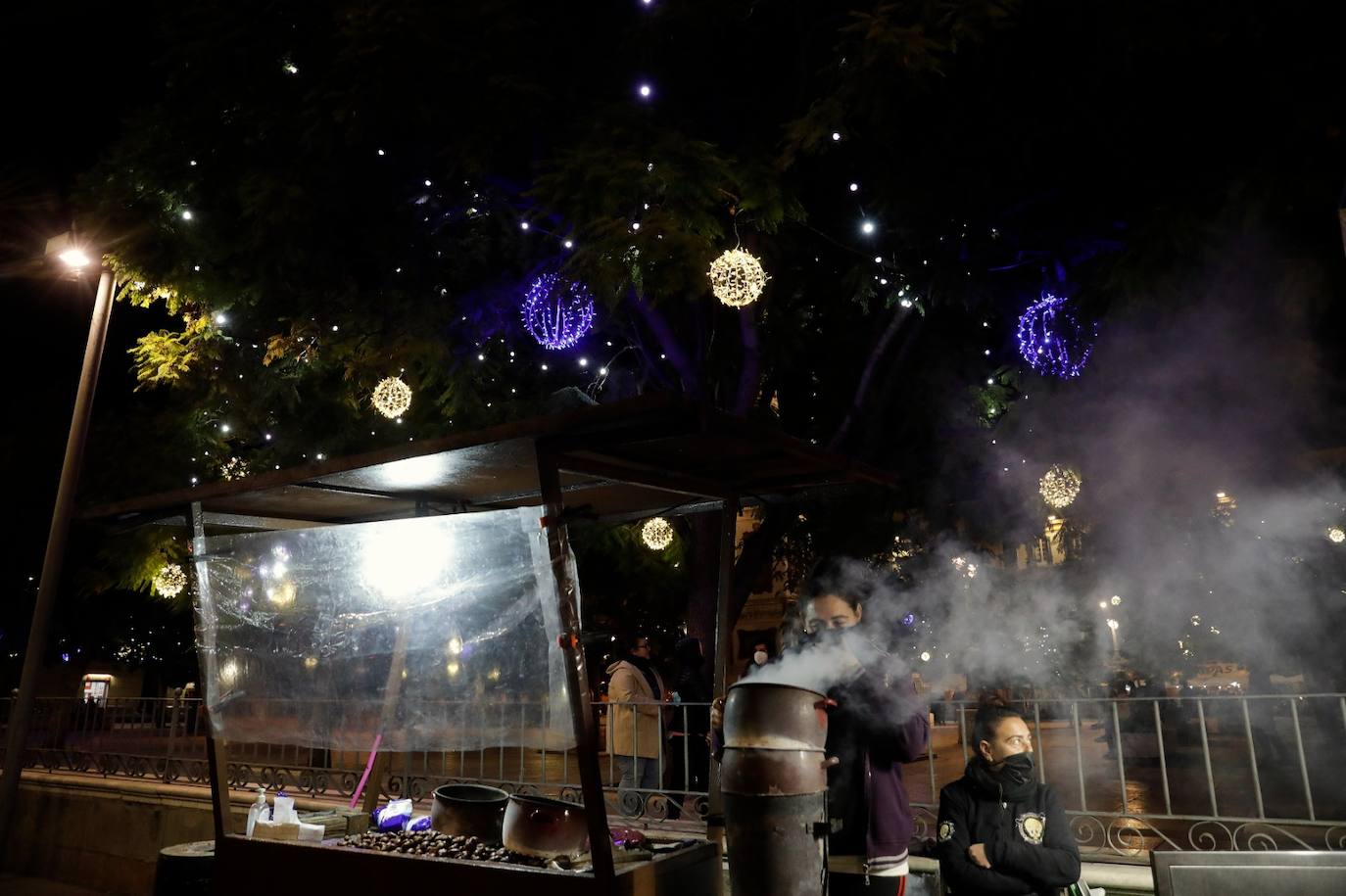 The festive spirit has arrived in the streets of the city of Malaga.