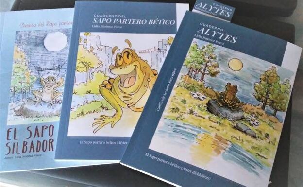 The three books written by Lidia Jiménez Pérez 