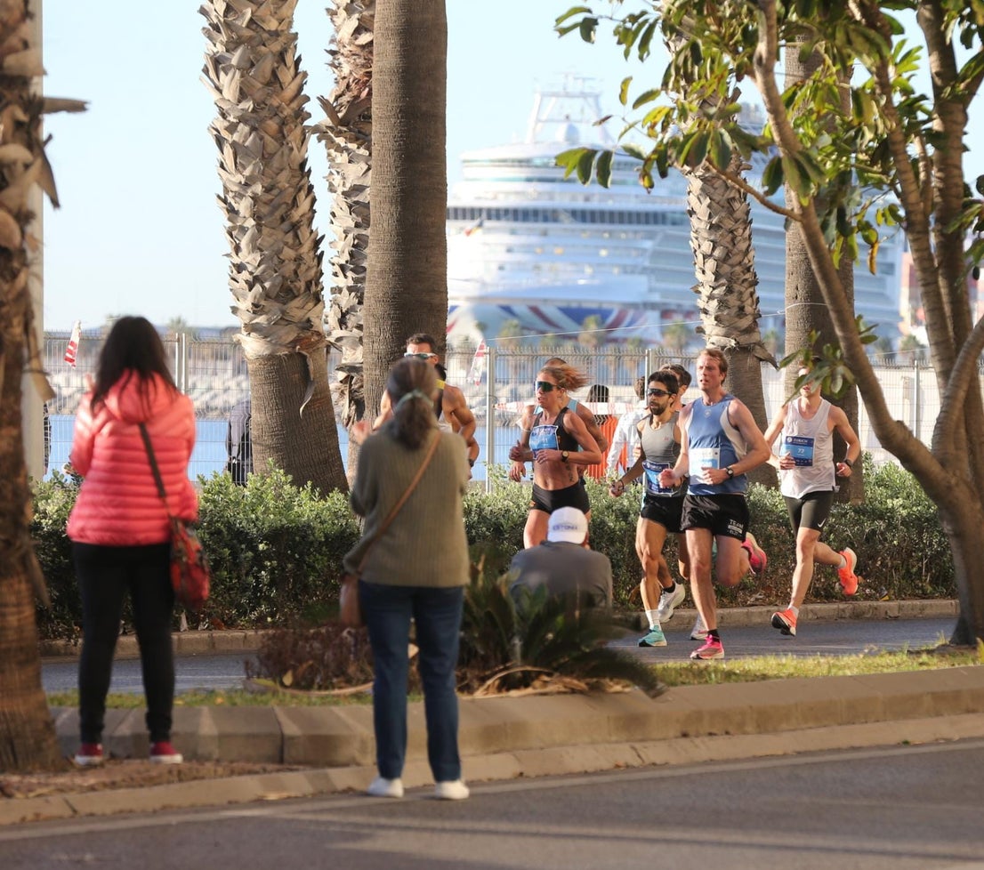 Around 9,000 runners participated in the event that also included a half-marathon, which had 4,700 participants