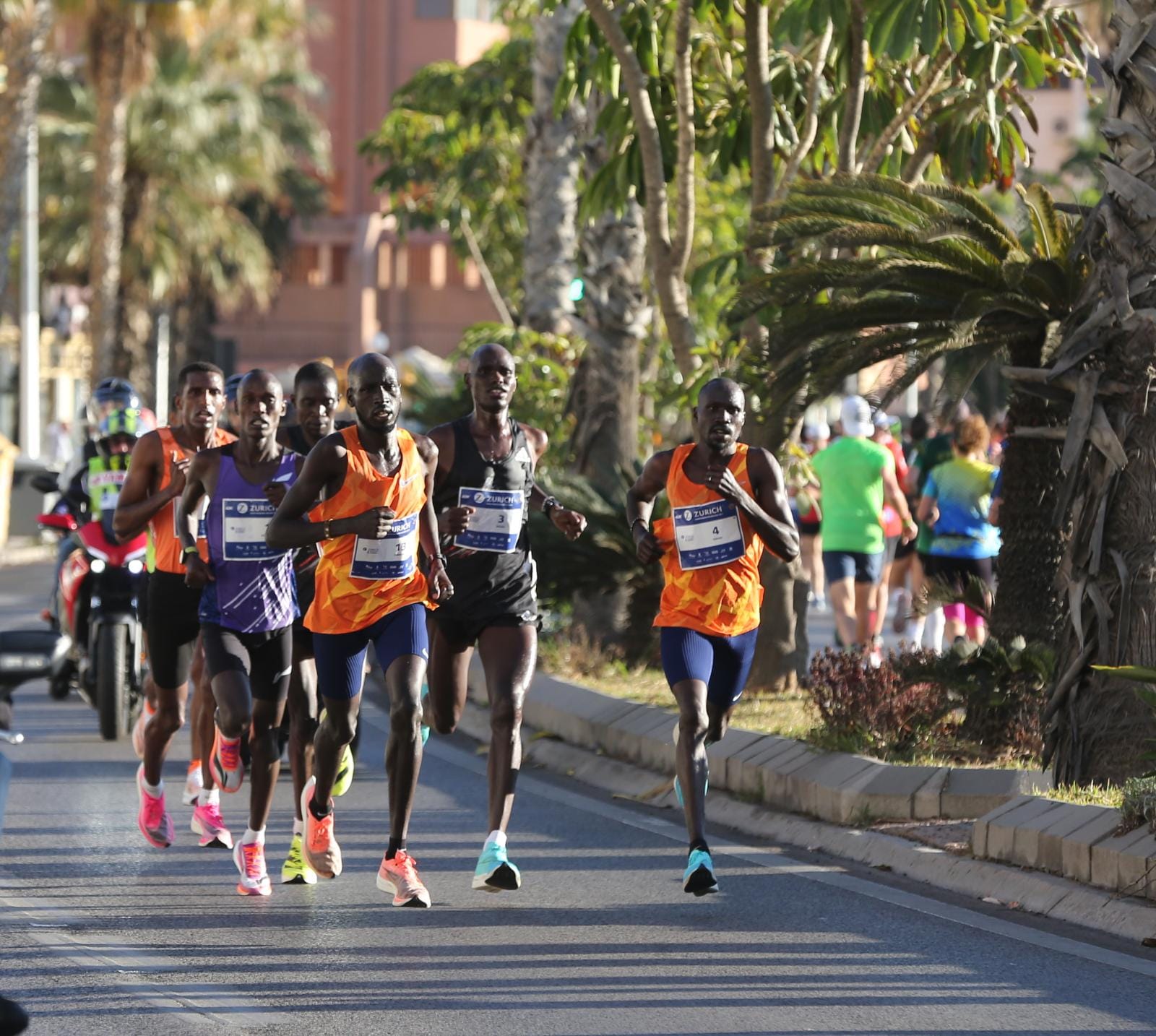 Around 9,000 runners participated in the event that also included a half-marathon, which had 4,700 participants
