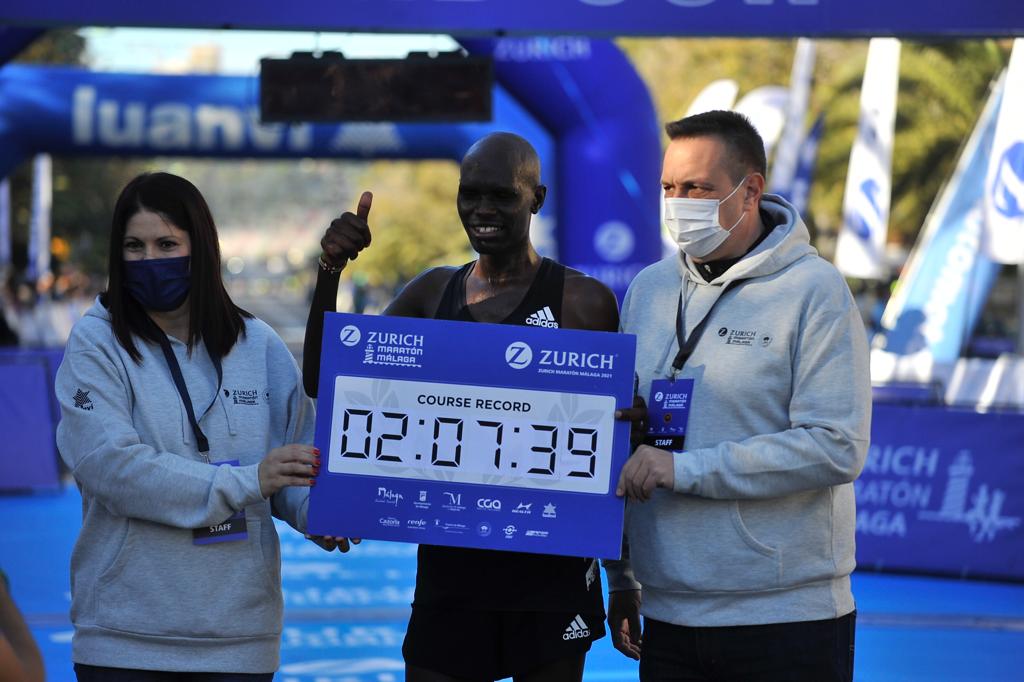 Around 9,000 runners participated in the event that also included a half-marathon, which had 4,700 participants