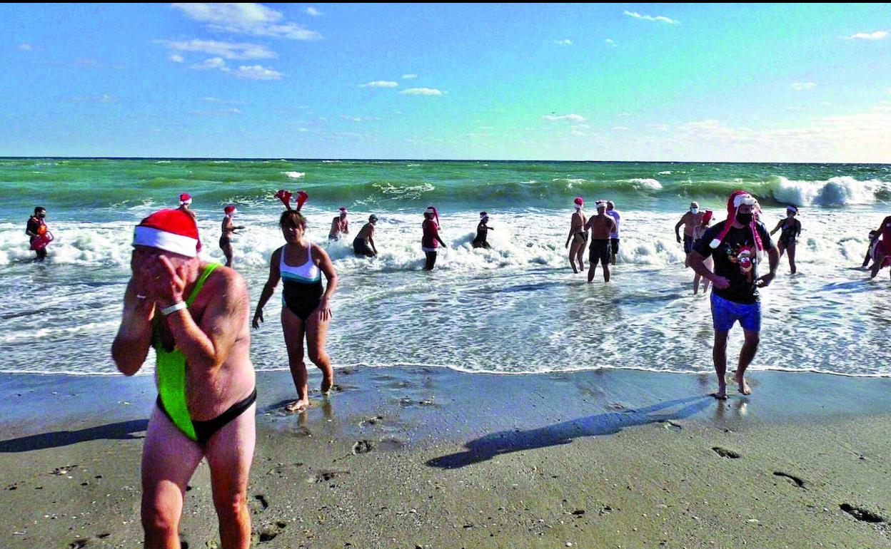 Last year's Boxing Day swim.
