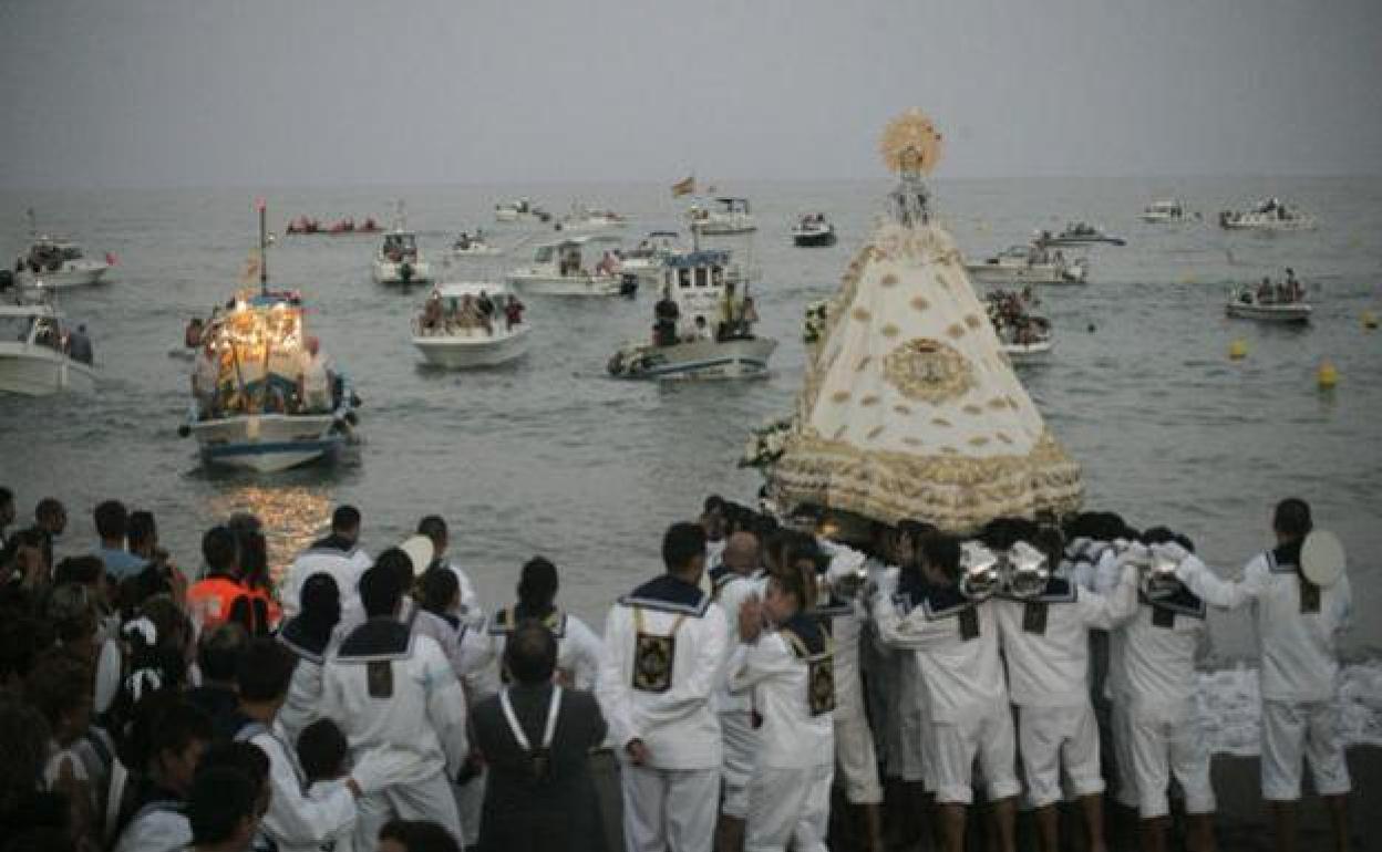 The procession of the Virgen del Carmen in La Carihuela, Torremolinos, to be promoted
