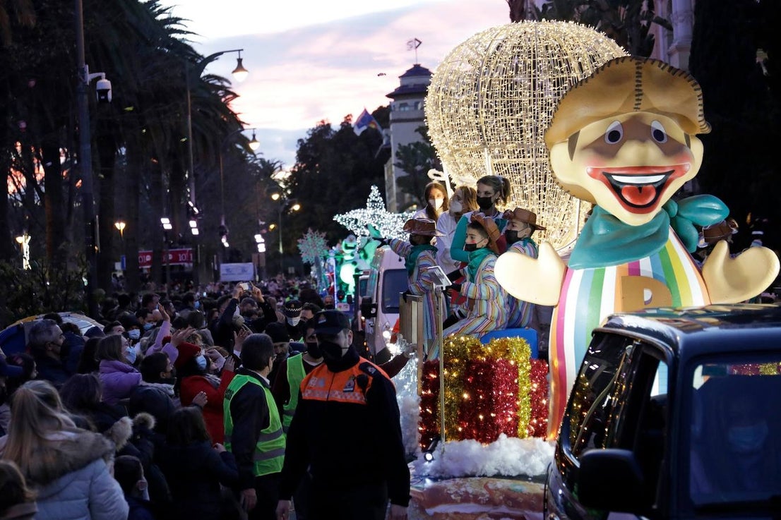 Malaga's Three Kings parade 2022.
