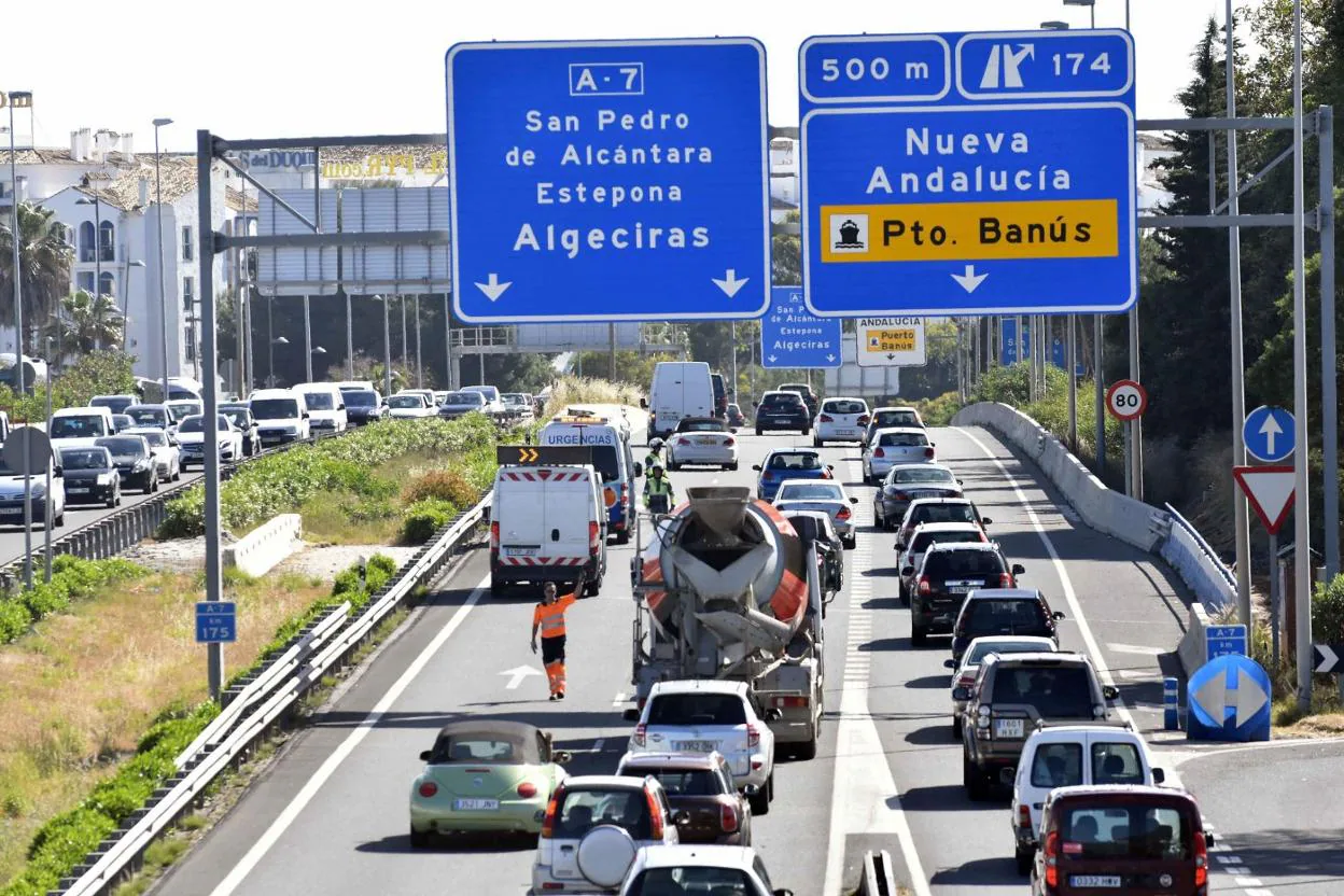 The 174 exit in Puerto Banús will become the 1050 with the new system. 