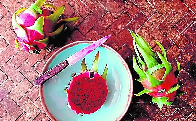 Pitaya or dragon fruit.