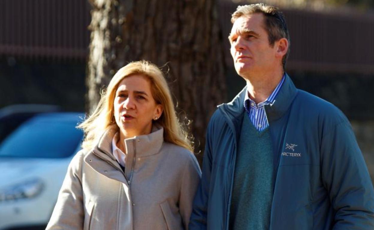 The Infanta Cristina and her husband, Iñaki Urdangarin. 