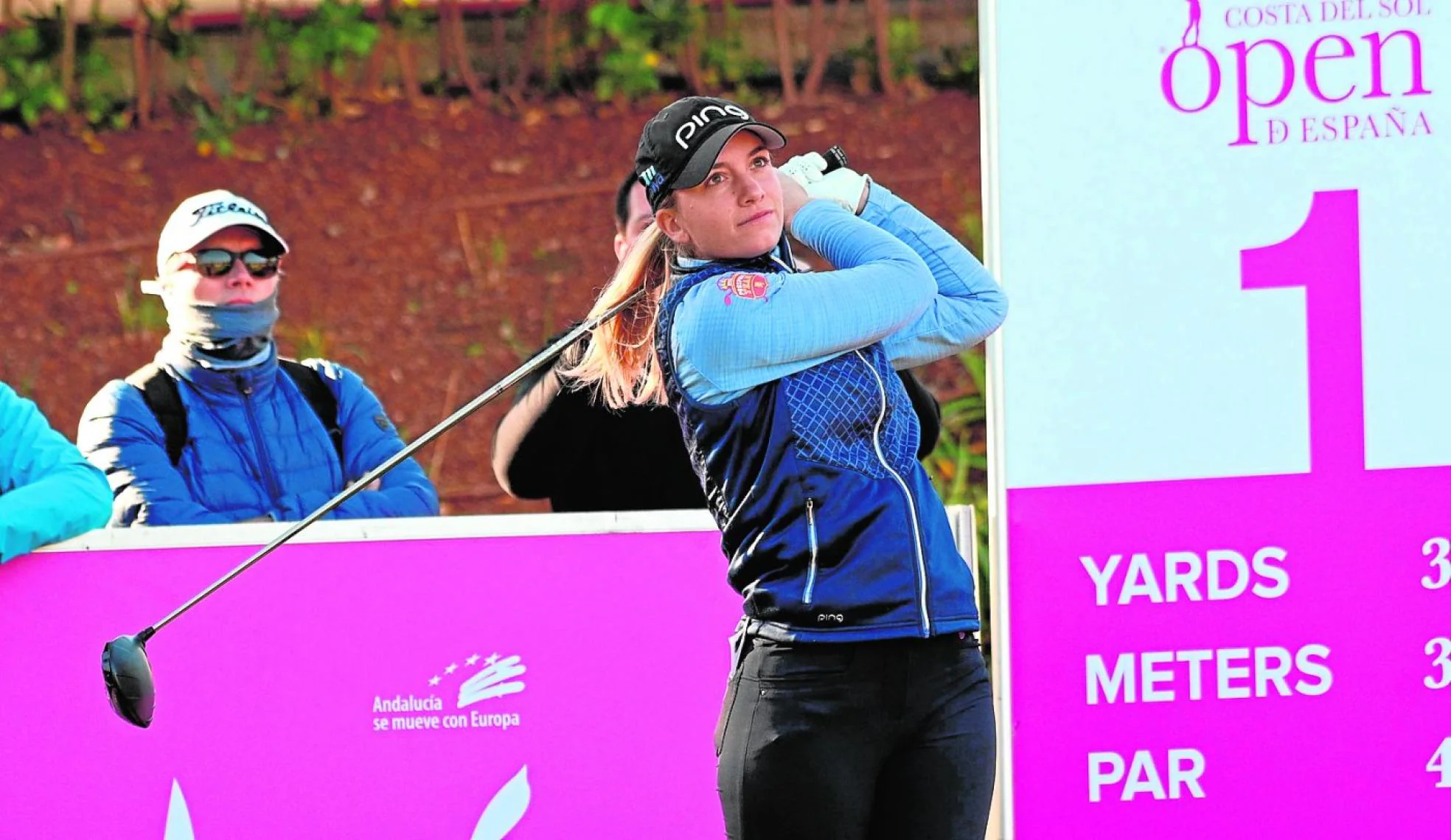 Gómez, at the Andalucía Costa del Sol Open de España at Los Naranjos. 