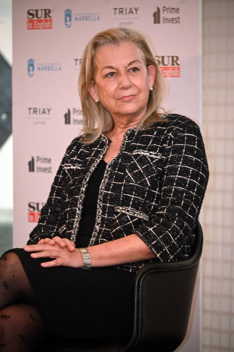 Representatives of Marbella town hall, Prime Invest, Triay Lawyers, and Iago Milet architecture studio at the event organised by SUR in English.