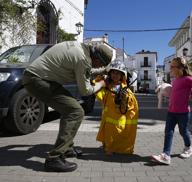 More than 9,000 hectares of woodland were destroyed by last year's fire. A visit to the area, six months later, shows how nature is starting to make a recovery in the Genal Valley
