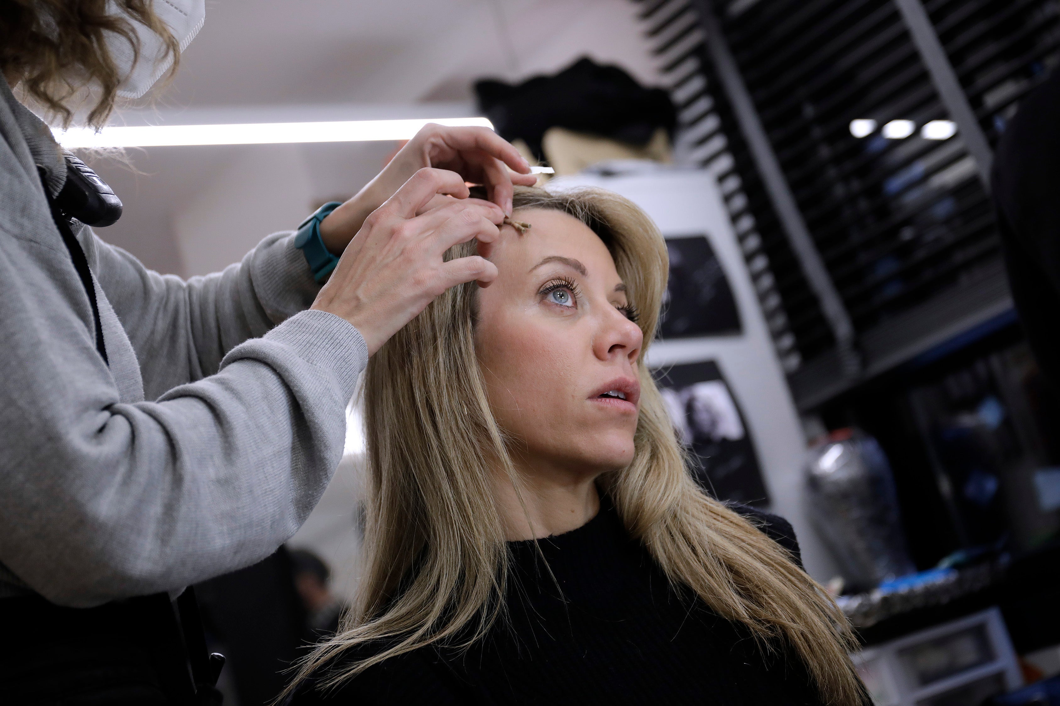 Behind the scenes at the Soho theatre as Antonio Banderas and the cast of Company prepare for a show.