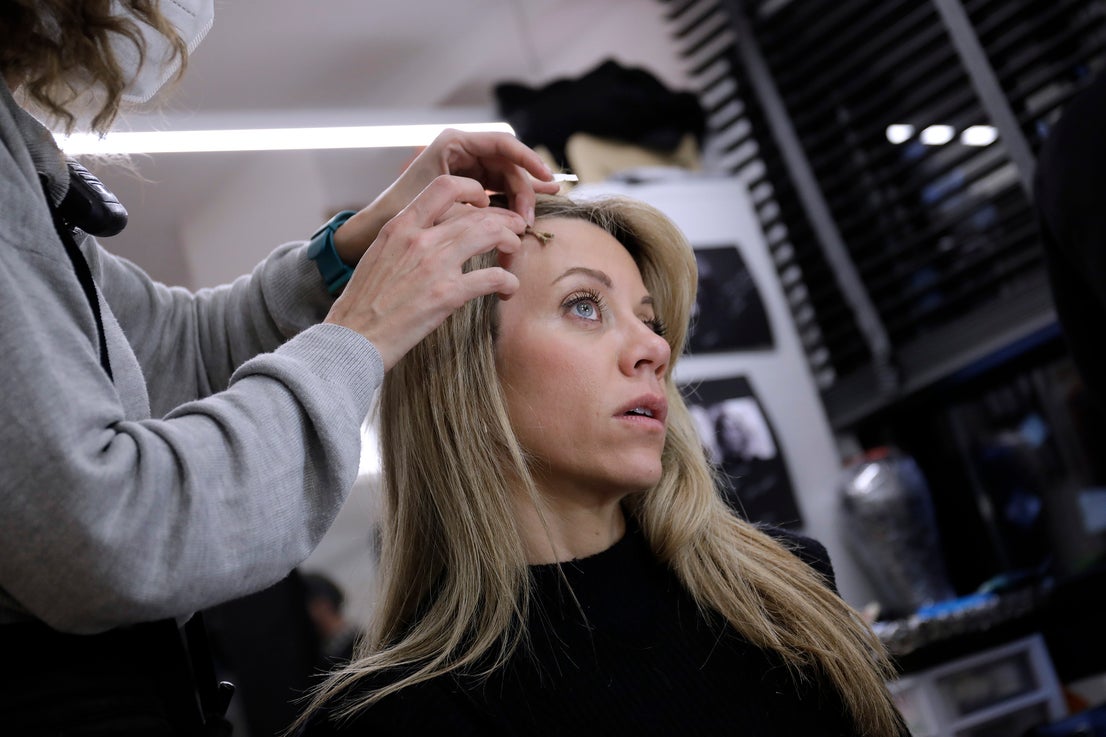 Behind the scenes at the Soho theatre as Antonio Banderas and the cast of Company prepare for a show.