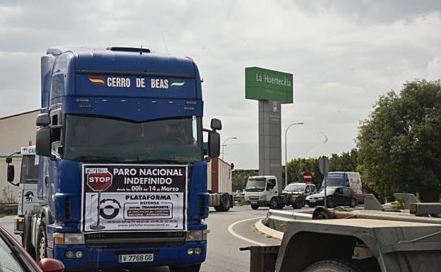 Another protest in Malaga this Friday morning, 18 March