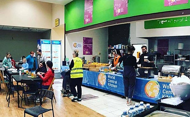 The World Central Kitchen installations 