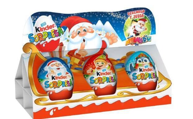 Kinder eggs salmonella alert expanded as some of the affected batches were distributed to shops in Spain