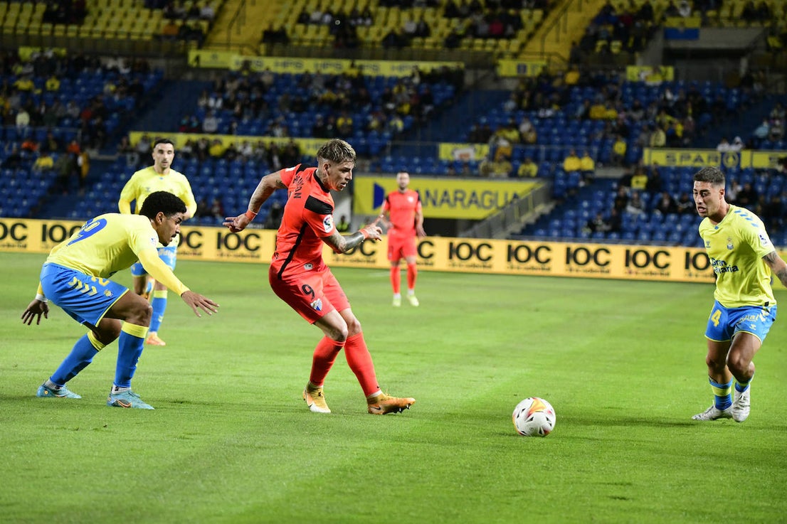 Malaga could not take the three points from Las Palmas.