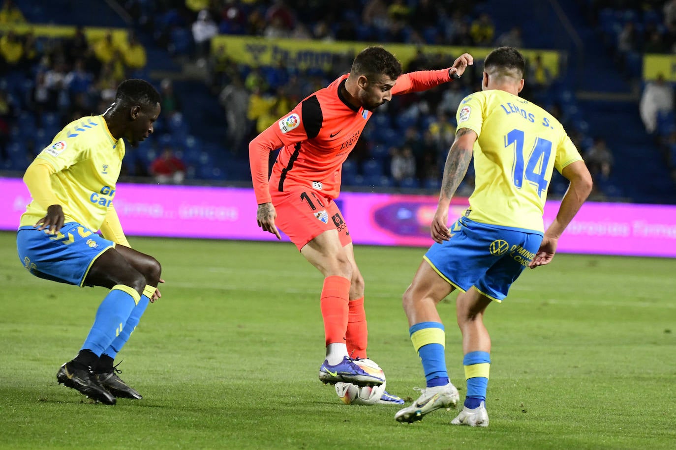 Malaga could not take the three points from Las Palmas.