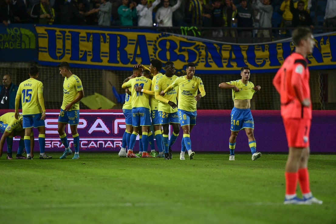 Malaga could not take the three points from Las Palmas.
