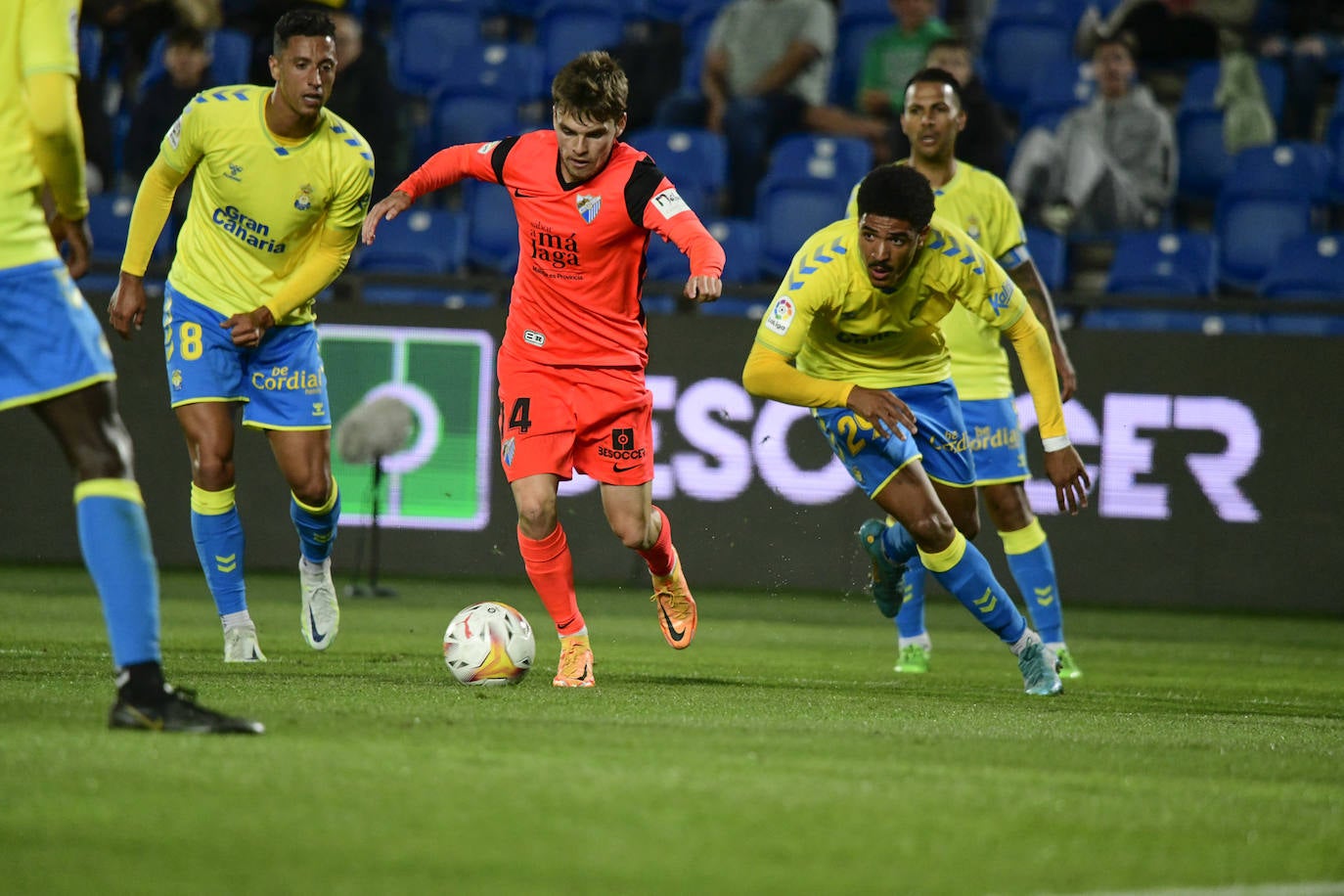 Malaga could not take the three points from Las Palmas. 