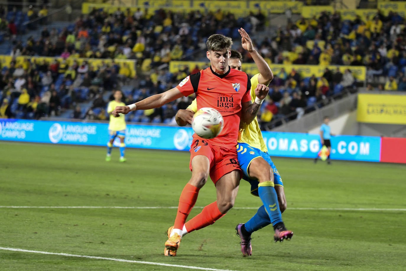 Malaga could not take the three points from Las Palmas.