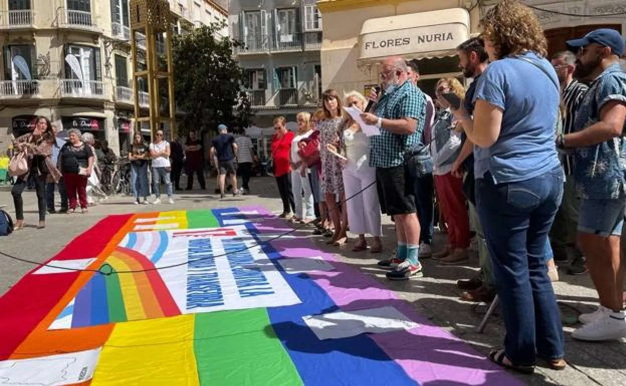 The manifesto was read out in Plaza Félix Sáenz in Malaga city. 