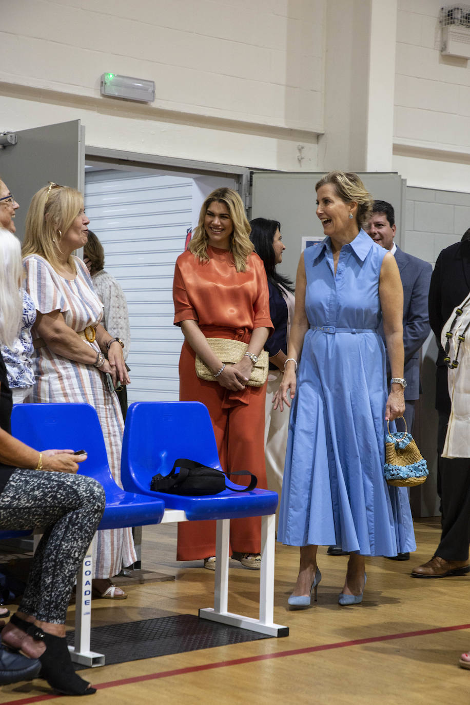 The Earl and Countess of Wessex during their second royal visit to the Rock