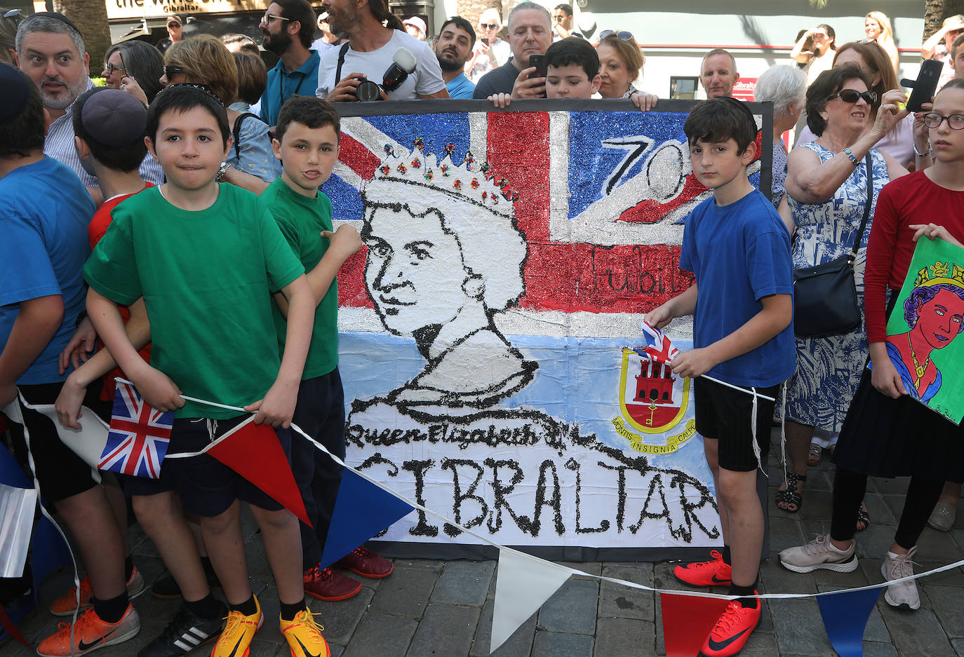 The Earl and Countess of Wessex during their second royal visit to the Rock