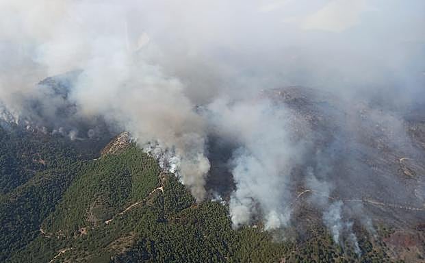Map: This is the area affected by the Alhaurín el Grande fire